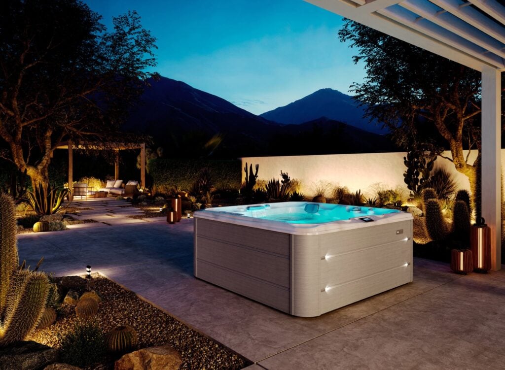 sundance spas 780 series hamilton platinum brushed grey