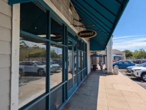 pvs showroom exterior jacuzzi sign